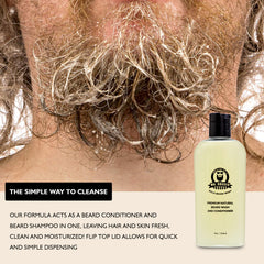 Mr Rugged Beard Wash Shampoo and Conditioner